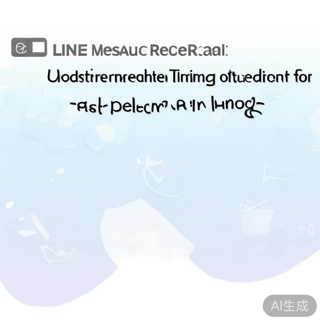 LINE下载消息撤回：误发信息删除时限详解